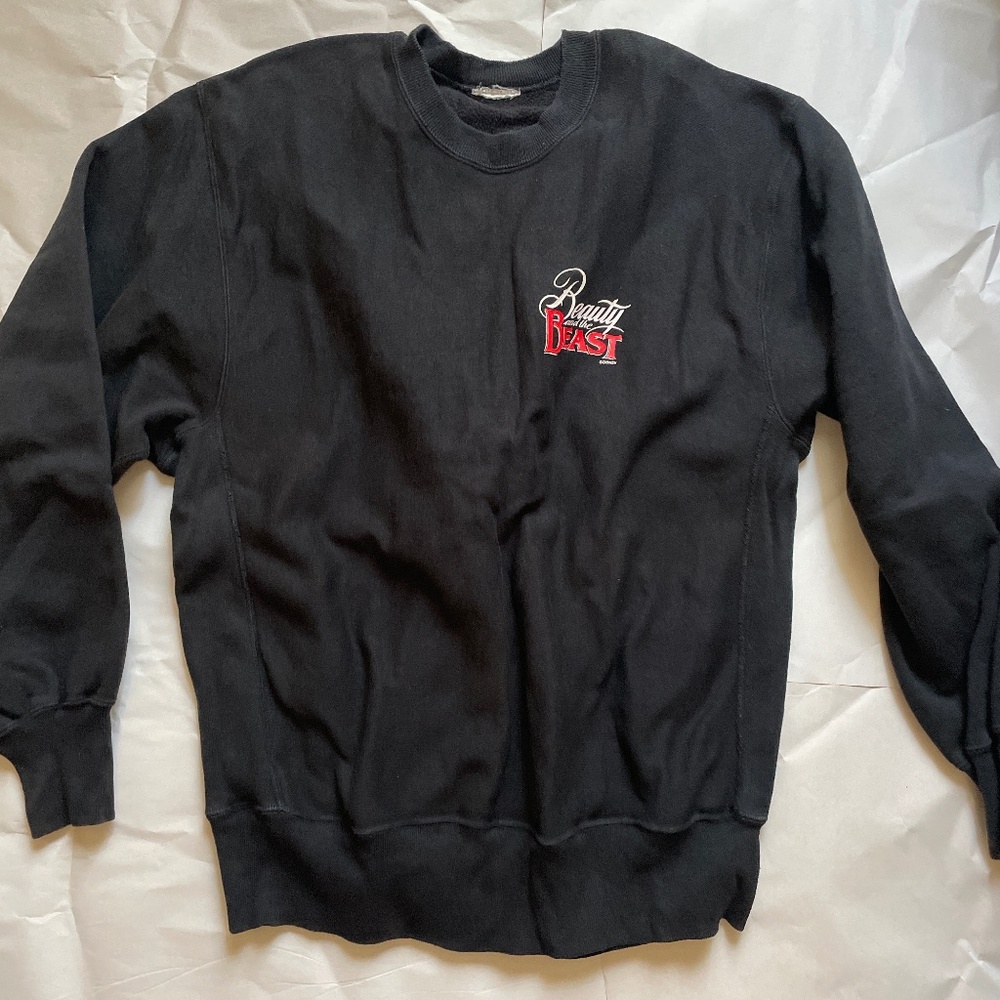 Disney "Beauty and the Beast" 1991- Sweatshirt- XL